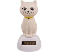 Chat figurine solaire animée qui hoche la tête Multi G