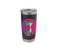 Chat fou, folie Meow Kitty amoureux des animaux Catlife Gobelet isotherme en acier inoxydable double paroi