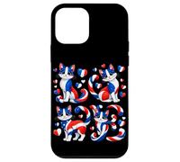 Chat Français Mignon Amour Bleu Blanc Rouge Patriote Coque pour iPhone 12 Mini
