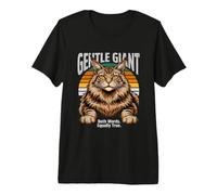 Chat géant Maine Coon - Les Deux Mots sont Aussi Vrais T-Shirt Haut de Gamme