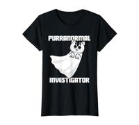 Chat Ghost Hunting Paranormal Investigator Purranormal T-Shirt Graphique avec Valeur