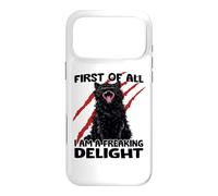 Chat Gobelin du Chaos Tom Noir zoomies Chats sarcasmes Coque pour iPhone 17 Pro Max