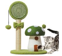 Chat grattant le champignon, cadre d'escalade de chats de champignons - Jouet interactif mignon tour de chat - Pictes de grattage de champignons en panneau de sisal stable pour chambre à coucher