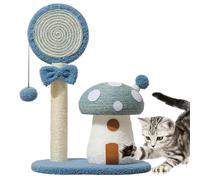 Chat grattant le champignon, cadre d'escalade de chats de champignons | Post de suivi interactif d'arbre à chat jouet, Pictes à gratter en sisal stable Joint en sisal pour salle d'étude