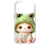Chat Grenouille: Vivez Votre Vie la Plus Douce! Coque pour iPhone 17 Pro