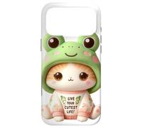 Chat Grenouille: Vivez Votre Vie la Plus Douce! Coque pour iPhone 17 Pro Max