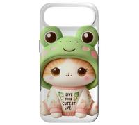 Chat Grenouille: Vivez Votre Vie la Plus Douce! Coque pour iPhone Air