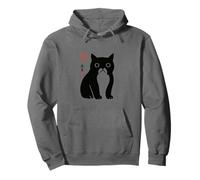 Chat grincheux Art japonais, T-shirt humoristique Zen Cat Meme Sweat à Capuche