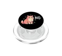 Chat Grognon Non Kawaii Anime Amoureux des Chats PopSockets PopGrip pour MagSafe