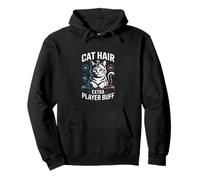 Chat Hair Extra Player Buff Retro Gamer Sweat à Capuche