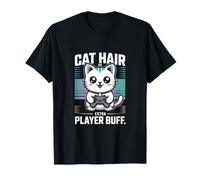 Chat Hair Extra Player Buff Retro Gamer T-Shirt