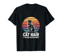 Chat Hair Extra Player Buff Retro Gamer T-Shirt