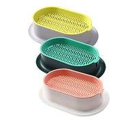 Chat Hauts Green Germing Équipement de germination, 3pcs Chat Grass Planter Plastique Plastique Herbe Cat Sprouter Catnip Cat Box Boîte intérieure Soil extérieur Nursery Free Cat Plant pour animal de