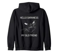 Chat Hello Darkness My Old Friend Sweat à Capuche