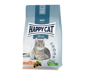 Chat heureux Chat intérieur croquettes adulte Atlantique saumon 1,3kg