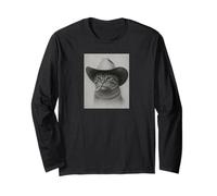Chat Hors-la-Loi Vintage Western Cowboy Manche Longue