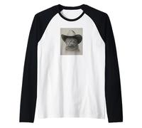 Chat Hors-la-Loi Vintage Western Cowboy Manche Raglan
