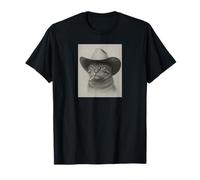 Chat Hors-la-Loi Vintage Western Cowboy T-Shirt