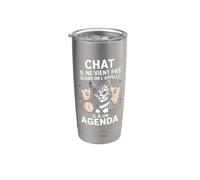 Chat Il Ne Vient Pas Quand On L Appelle Agenda Gobelet isotherme en acier inoxydable double paroi