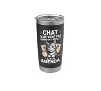 Chat Il Ne Vient Pas Quand On L Appelle Agenda Gobelet isotherme en acier inoxydable double paroi