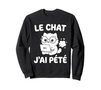 Chat J’AI Pété Humour Geek IA Intelligence Artificielle Sweatshirt
