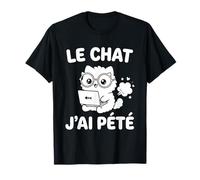 Chat J’AI Pété Humour Geek IA Intelligence Artificielle T-Shirt