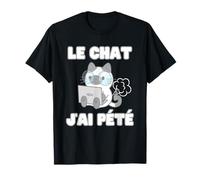 chat j'ai pété cadeau humour intelligence artificielle T-Shirt