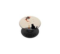 Chat Japonais Assis à Une Bougie Koi Fish Nishikigoi PopSockets PopGrip Adhésif