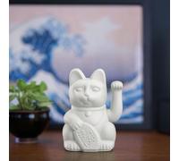 Chat japonais porte bonheur maneki neko blanc