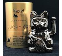 Chat japonais porte bonheur maneki neko noir egypte