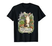 Chat Jardinier Heureux T-Shirt