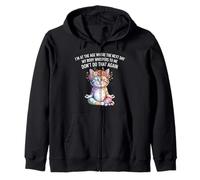 Chat Je suis à un âge où le lendemain mon corps me chuchote Sweat à Capuche