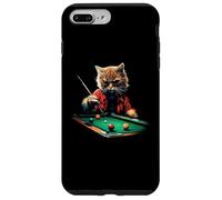 Chat Jouant au Billard Cool Funny Cats Coque pour iPhone 7 Plus/8 Plus