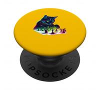 Chat Jouant aux échecs Dessin animé PopSockets PopGrip Adhésif