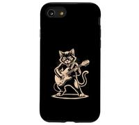 Chat Jouant de la Guitare électrique bruyante Coque pour iPhone SE (2020) / 7/8