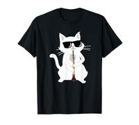 Chat jouant hautbois T-Shirt