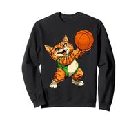 Chat Joueur de Basket/Chat de Basket-Ball Sweatshirt