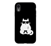 Chat Judo Lunettes Arts Martiaux Ceinture Noire Judoka Coque pour iPhone XR
