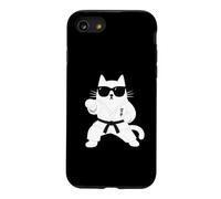 Chat Karaté Lunettes Arts Martiaux Karateka Dojo Coque pour iPhone SE (2020) / 7/8