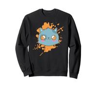 Chat Kawaii dans Un Animal de Style Japonais Sweatshirt