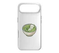 Chat Kawaii dans Un Bol de The Vert Matcha Neko Coque pour iPhone Air