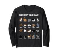 Chat Langage corporel Funny Kitty Manche Longue