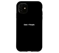 Chat > Les Gens drôles d'humour des Amoureux des Chats Coque pour iPhone 11