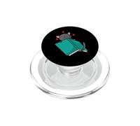 Chat lit Un Livre PopSockets PopGrip pour MagSafe