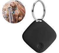 Chat Localisateur Mini Localisateur D?Article Bluetooth, Localisateur D'objets Android Key Finder Anti-Perte Avec Porte Clés Localisateur Pour Retrouver Clés, Portée De 15 M(Le Noir)