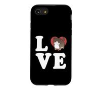 Chat Love épelé avec Motif cœur Coque pour iPhone SE (2020) / 7/8