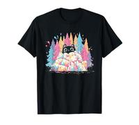 Chat ludique dans des guimauves colorées T-Shirt