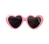 Chat Lunettes de soleil cool Chien Animaux de compagnie Verres en forme de cœur Produits Chiots Photos Outils Décorations Animaux Beaux Accessoires pour les Yeux debout Léger Pour Fête Art Costume