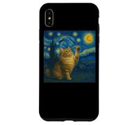 Chat Maine Coon Nuit étoilée Van Gogh - Cadeau pour Maman Coque pour iPhone XS Max