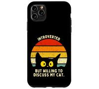 Chat maladroit Humour introverti drôle de Chat Coque pour iPhone 11 Pro Max